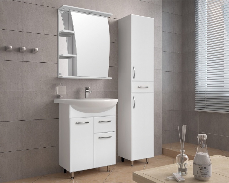 Тумба для комплекта Style Line Эко Стандарт №11 61 белая ЛС-00000101 - 1