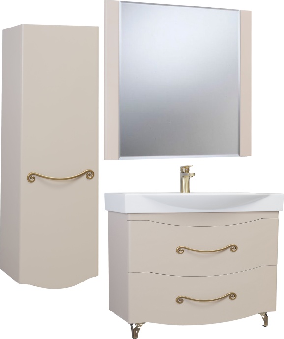 Тумба для комплекта Bellezza Сесилия 105 капучино 4639718110457 - 2