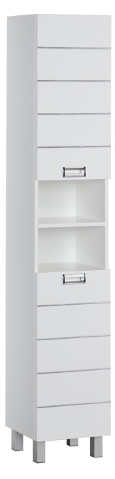 Шкаф-пенал Aquanet Доминика 35 белый 170802 - 0