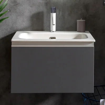 Тумба под раковину Armadi Art Vallessi 60 черный матовый 837-060-A matt - 1