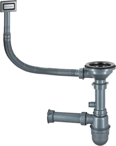 Мойка кухонная Paulmark Lassan 44 брашированная сталь PM304444-BS - 2