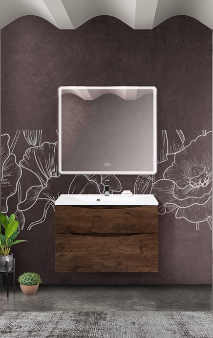 Комплект мебели BelBagno Marino 80 темное дерево - 0