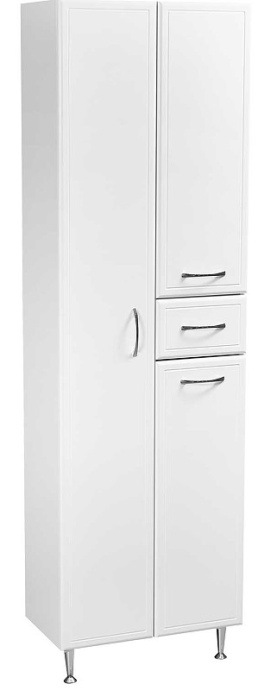 Шкаф пенал Stella Polar Концепт 54 белый SP-00000150 - 0