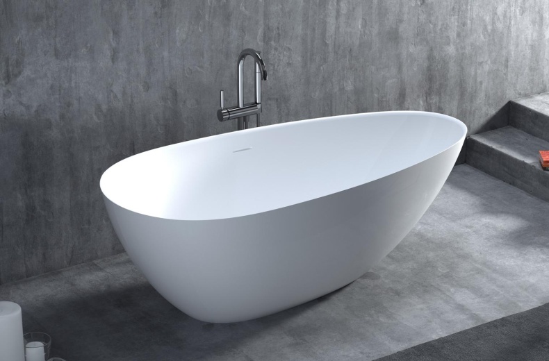 Ванна из искусственного камня Salini Paola 160x77 101611SM S-Stone, матовый - 0