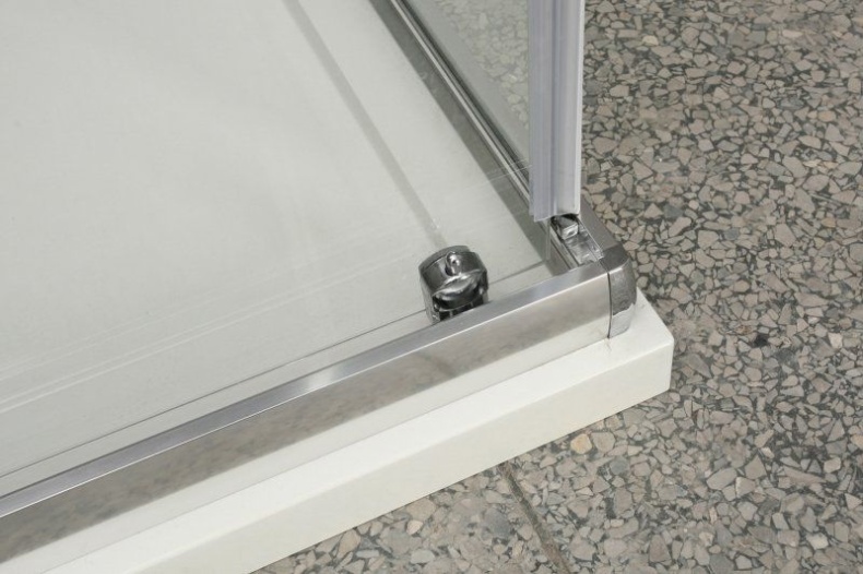 Душевой уголок BelBagno Unique A-2-75/90-P-Cr стекло punto UNIQUE-A-2-75/90-P-Cr - 4