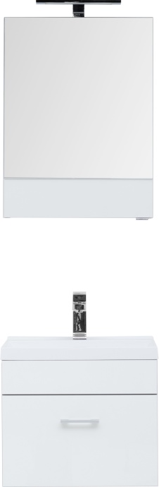 Мебель для ванной Aquanet Верона 50 подвесная, белая - 0