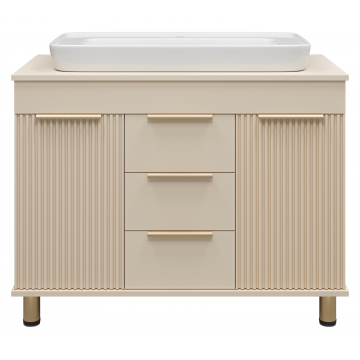 Тумба под раковину Brevita Enfida 100х65 бежевый  ENF-06100-0243Я - 0