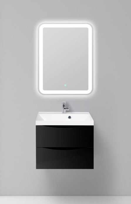 Тумба с раковиной Belbagno Marino 70 черный - 9