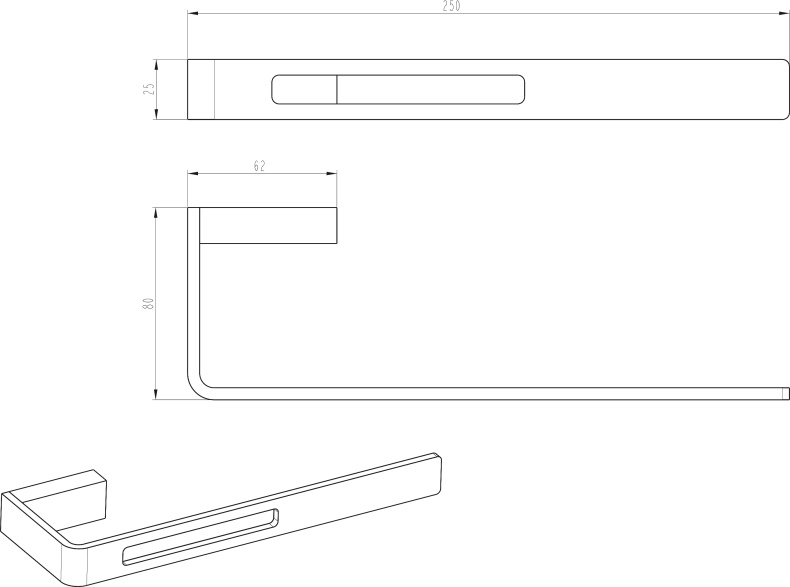 Полотенцедержатель Boheme Q 10945-CR Chrome - 1