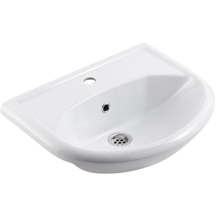 Раковина накладная Stella Polar Уют 55 белая SD-00000065 - 0