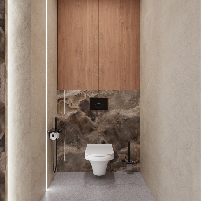 Унитаз подвесной STWORKI Хальмстад SETK2804-0606-001-1-6000 с микролифтом - 1