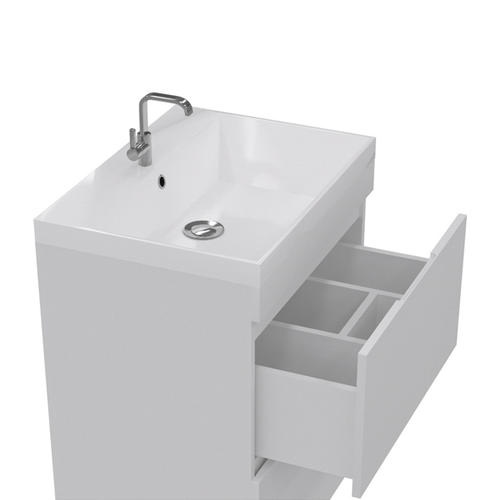 Тумба под раковину подвесная Stella Polar Памелла 90 белая SP-00000809 - 1