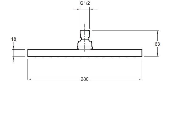 Верхний душ Jacob Delafon Eo E3875-CP - 1