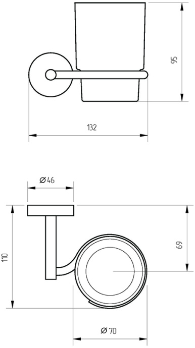 Стакан Veragio Largenta VR.LGT-1940.CR - 1