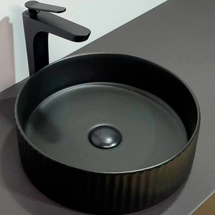 Накладная раковина Comforty 36 черная матовая 00-00012532 - 0