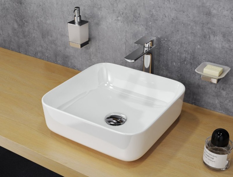 Раковина накладная  Excellent Cori 38 белый CEAC.2201.WH - 1