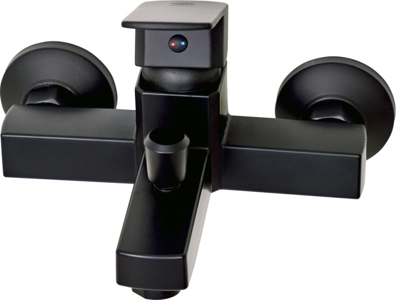 Смеситель для ванны с душем DIWO Суздаль SU-02b черный матовый - 9