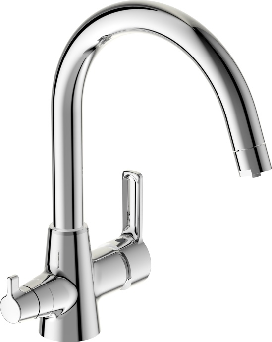 Смеситель для кухонной мойки Vidima Uno хром  BA356AA - 1