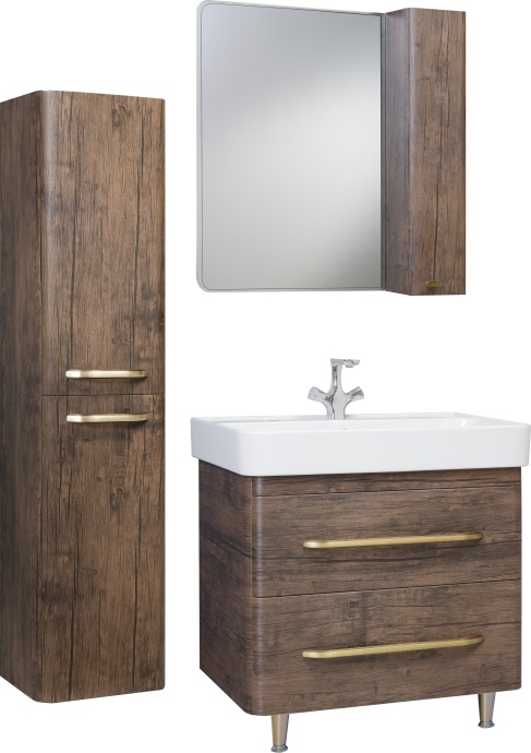 Тумба для комплекта Bellezza Олимпия 80 орех 4639313110432 - 1