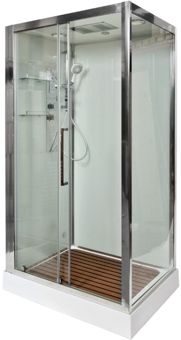 Душевая кабина DETO Z120KERAVAEL с средним поддоном - 1