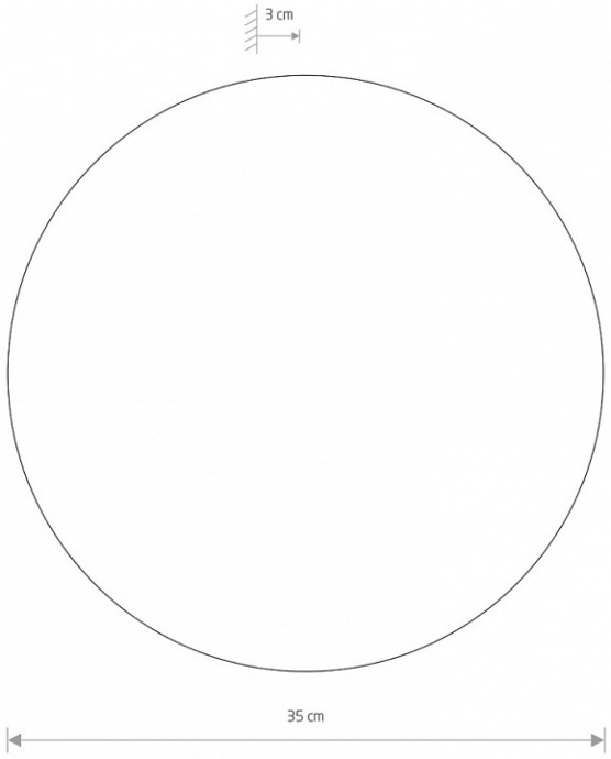 Накладной светильник Nowodvorski Ring Led L 10351 - 1