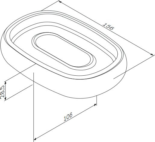 Мыльница AM.PM Sensation A3031200 - 5