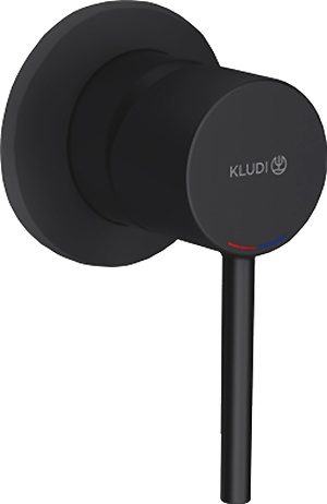 Смеситель Kludi Bozz для ванны с душем, черный 389253976 - 0