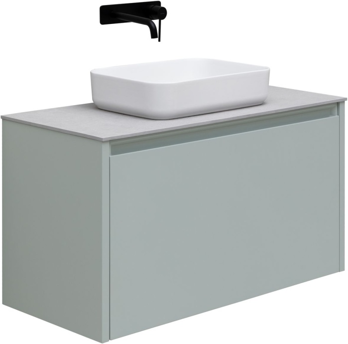 Тумба под раковину Allen Brau Fantasy 100 светло - зеленый матовый 1.11004.PWM - 1