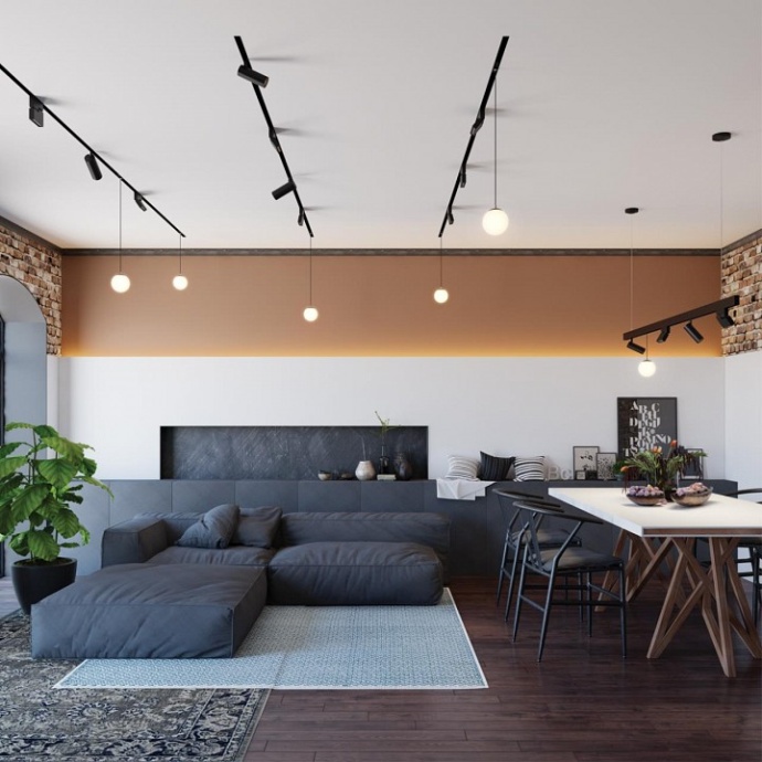 Трековый светодиодный светильник Novotech Shino Flum 358424 - 3