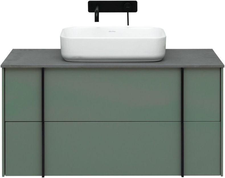 Тумба под раковину Allen Brau Reality 120 серо - зеленый матовый 1.32008.CGM - 1