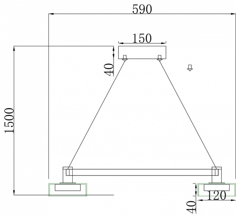 Подвесная люстра Stilfort Gloze 4009/02/05P - 2