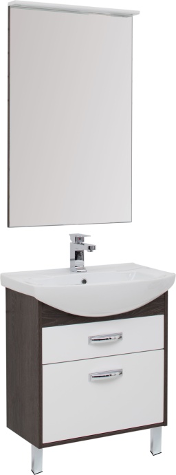 Мебель для ванной Aquanet Грейс 65 2 ящика, дуб кантенбери - 1