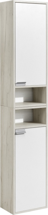 Шкаф подвесной Aquaton Флай 35 R белый-светлое дерево 1A237903FAX1R - 2