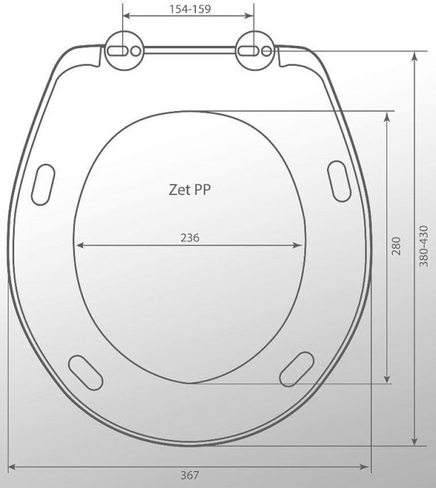 Сиденье для унитаза Berges   010503 - 1