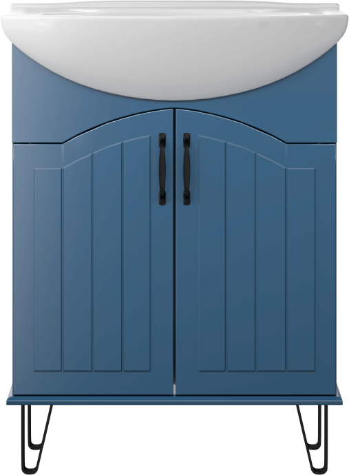 Тумба с раковиной DIWO Сочи 65 синяя 564061 - 6