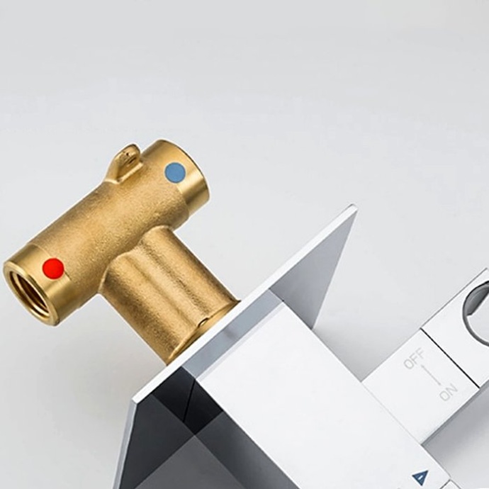 Термостатический смеситель с гигиеническим душем Gappo G7207-40 - 5