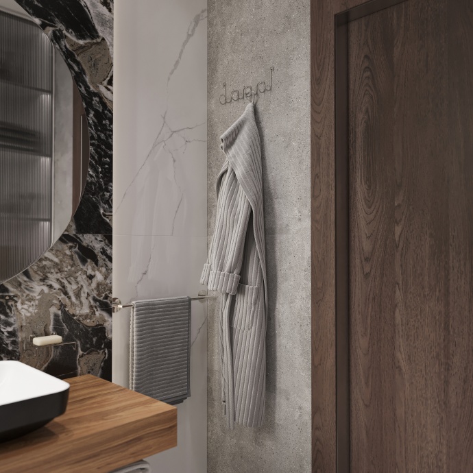 Крючок DIWO Смоленск П16539 четверной, хром - 1