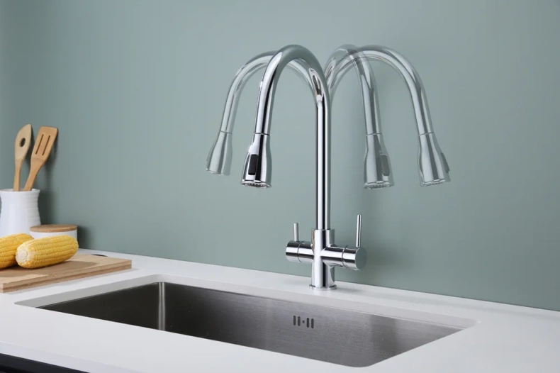 Смеситель для кухни Paulmark Lange хром La214212-CR - 5