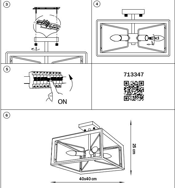 Люстра на штанге Lightstar Regolo 713347 - 2