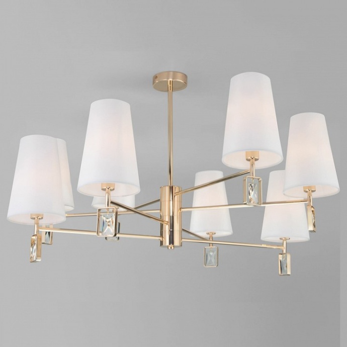 Люстра на штанге Eurosvet Milazzo 60137/8 золото - 0