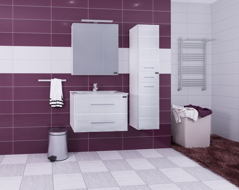 Зеркало-шкаф СанТа Стандарт 70 свет 113009 - 1