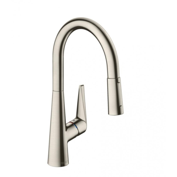 Кухонный смеситель однорычажный, 200, с вытяжным душем, 2jet Hansgrohe 72813800 - 0
