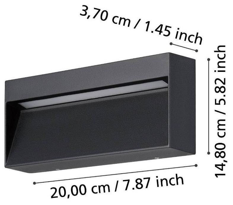 Уличный настенный светодиодный светильник Eglo Maruggio 900891 - 1