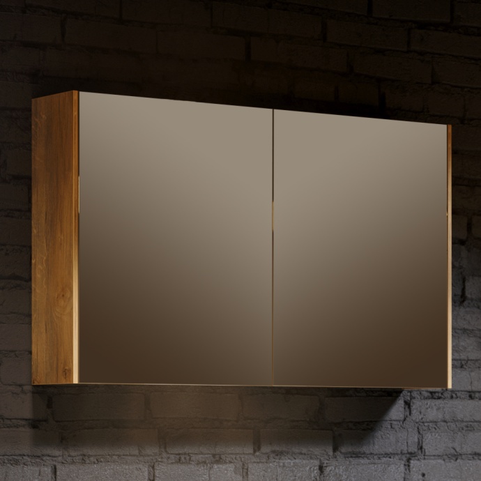Зеркало-шкаф Aqwella 5 stars Mobi 100 дуб балтийский - 1