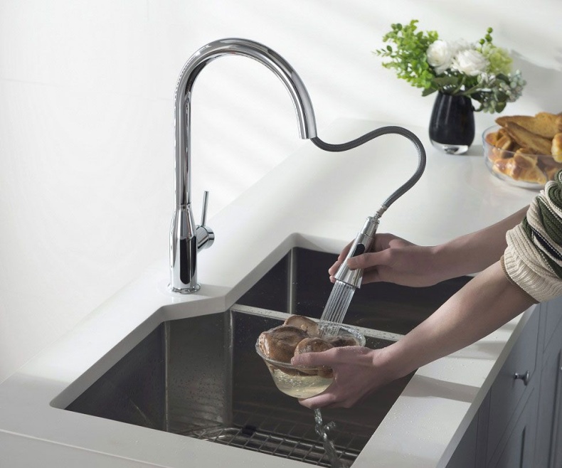 Смеситель Timo Saona 2336/00FL для кухонной мойки - 3