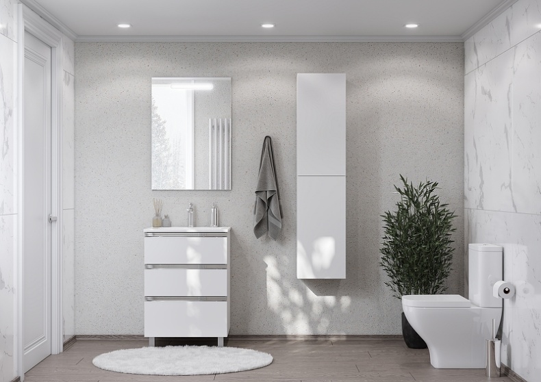 THE GAP Шкаф-колонна, белый глянец 857554806 - 6