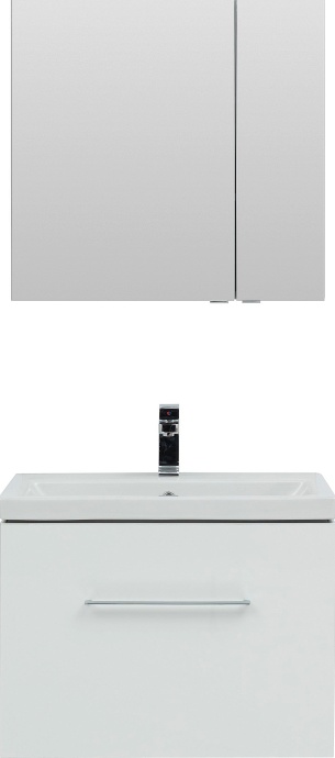 Зеркало-шкаф Aquanet Порто 70 белый 241748 - 2