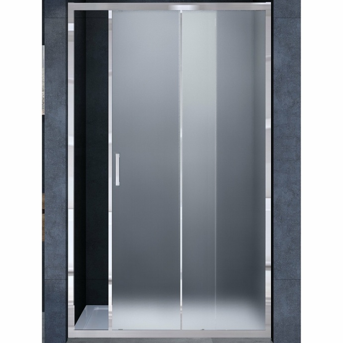 Душевая дверь Vincea Alpha 150 хром стекло рифленое VDS-3AL150MT - 0