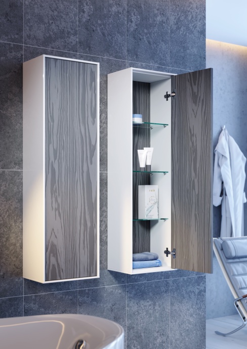 Шкаф-пенал Aqwella 5 stars Genesis 35 белый GEN0535W - 2