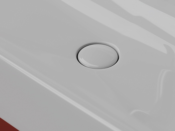 Подвесная раковина Ceramica Nova Aura 102х47 белая CN2007 - 2